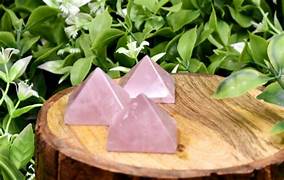 ROSE QUARTZ PYRAMIDS